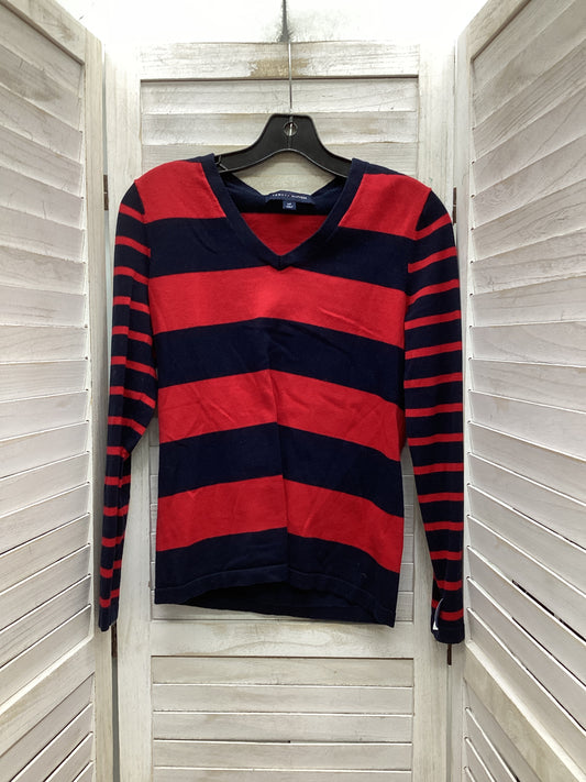 Top Long Sleeve By Tommy Hilfiger In Striped Pattern, Size: S