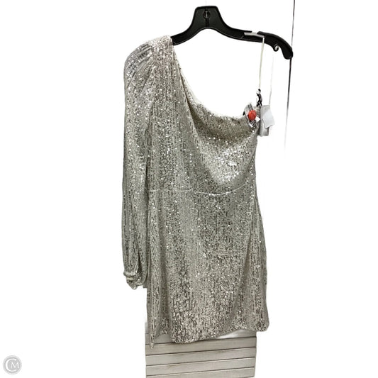 Dress Party Midi By 1.state In Silver, Size: Xs