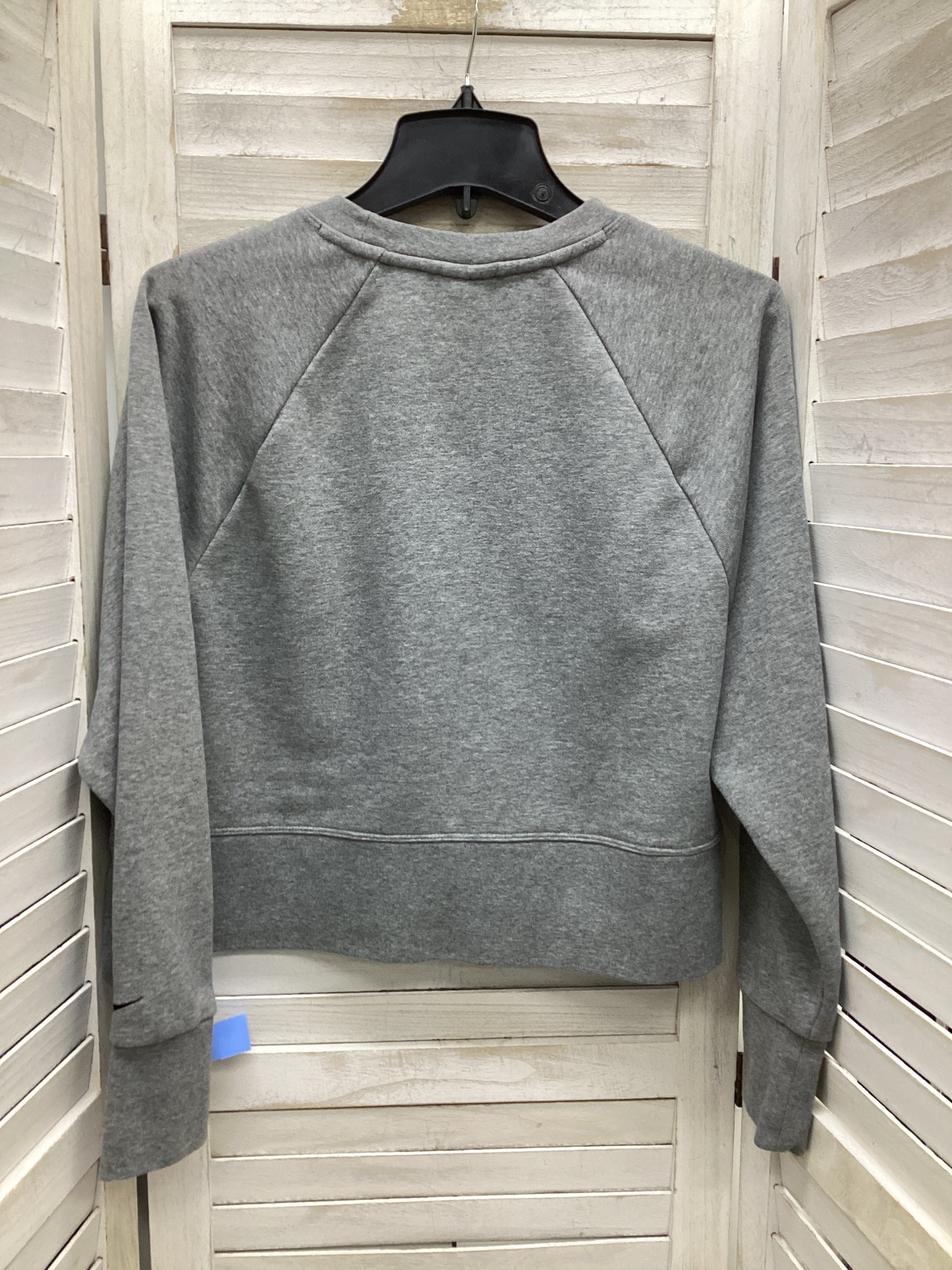 Athletic Sweatshirt Crewneck By Nike In Grey, Size: Xs