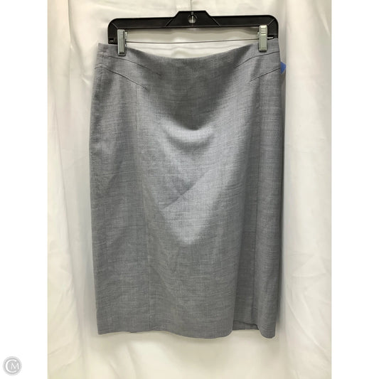 Skirt Midi By White House Black Market In Grey, Size: 10