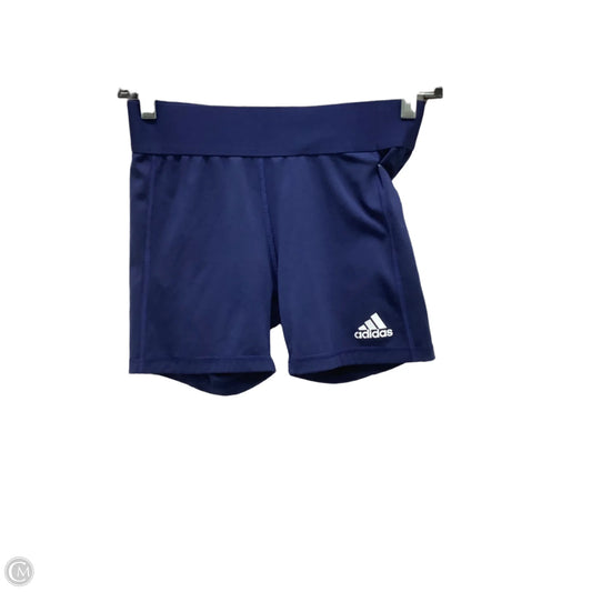 Athletic Shorts By Adidas In Navy, Size: S