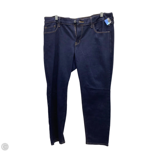 Jeans Skinny By Old Navy In Blue, Size: 14