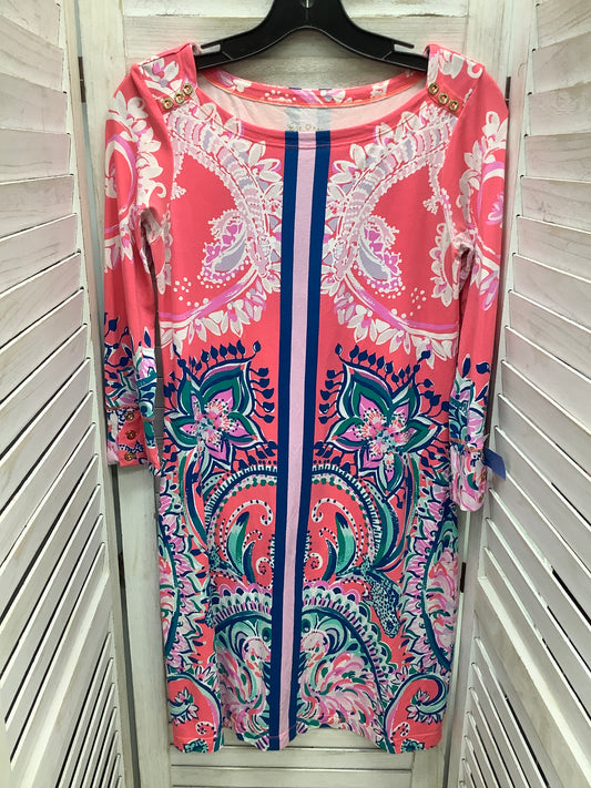 Dress Casual Midi By Lilly Pulitzer In Multi-colored, Size: Xs