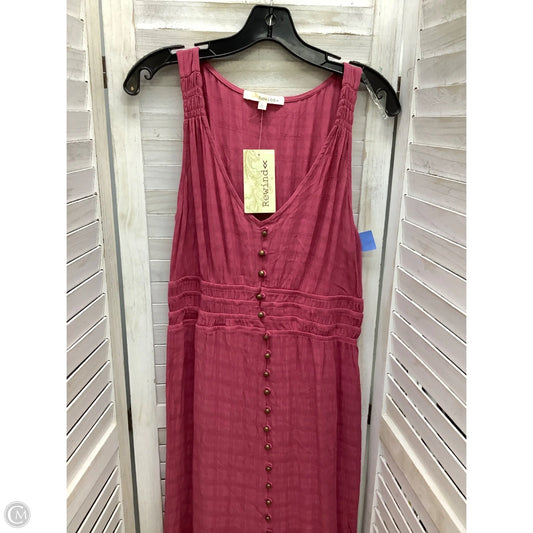 Dress Casual Midi By Rewind In Pink, Size: L