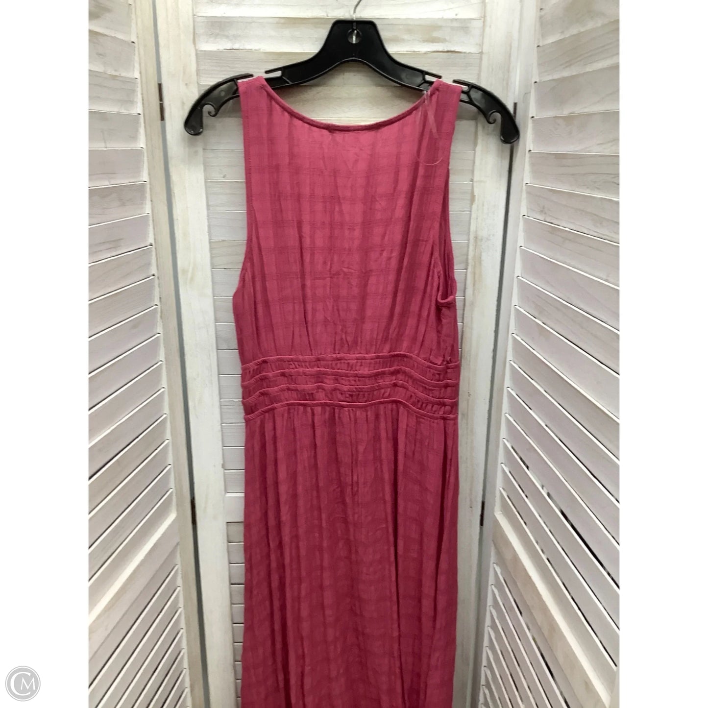 Dress Casual Midi By Rewind In Pink, Size: L