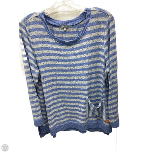 Top Long Sleeve By Habitat In Striped Pattern, Size: M