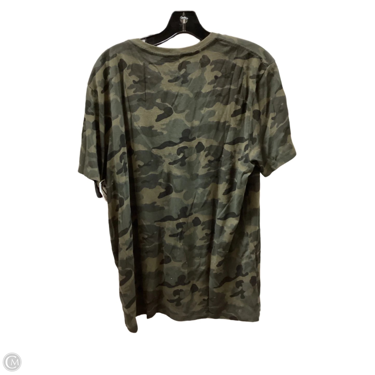 Top Short Sleeve By Old Navy In Camouflage Print, Size: L