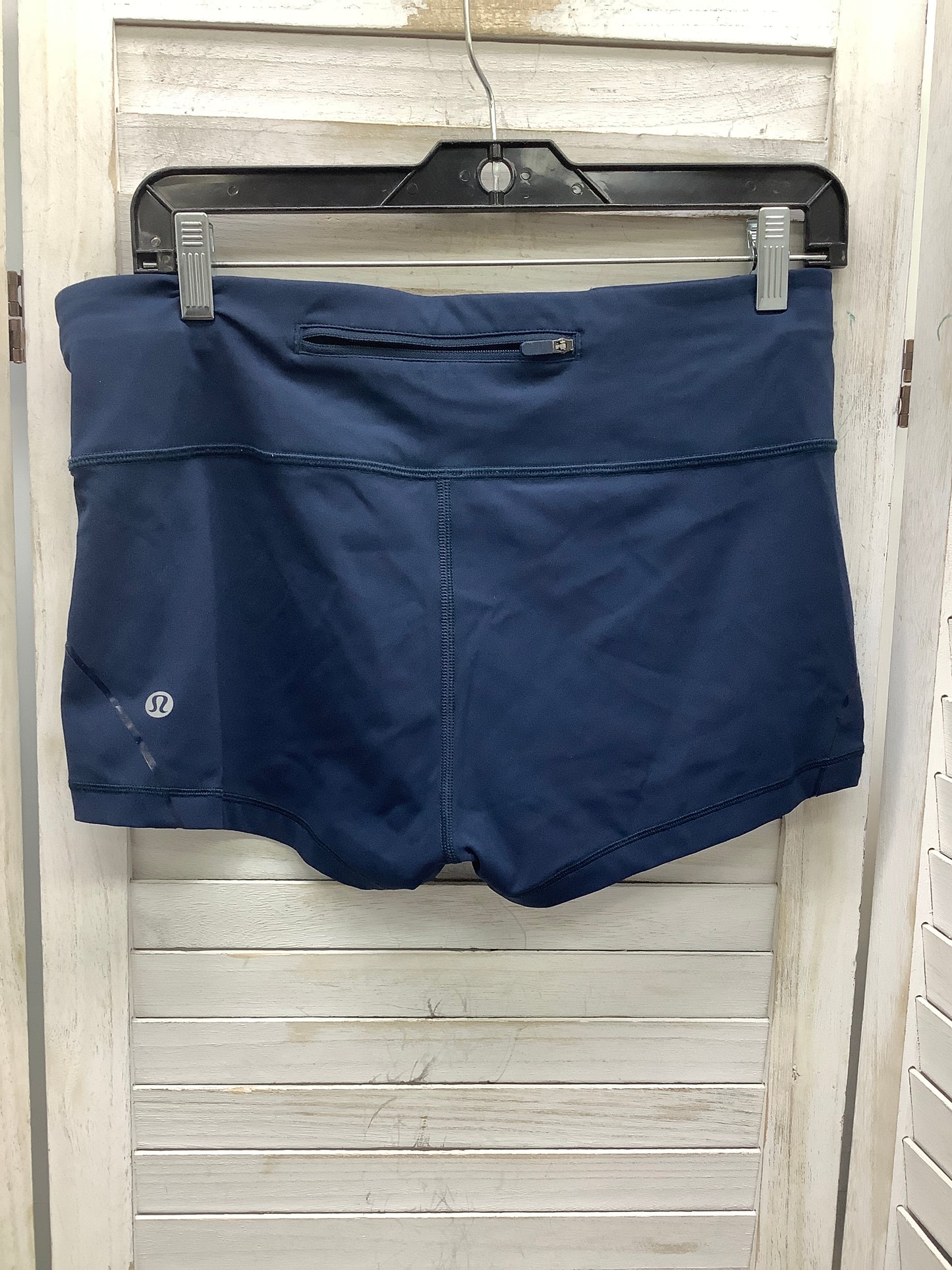 Athletic Shorts By Lululemon In Navy, Size: 10