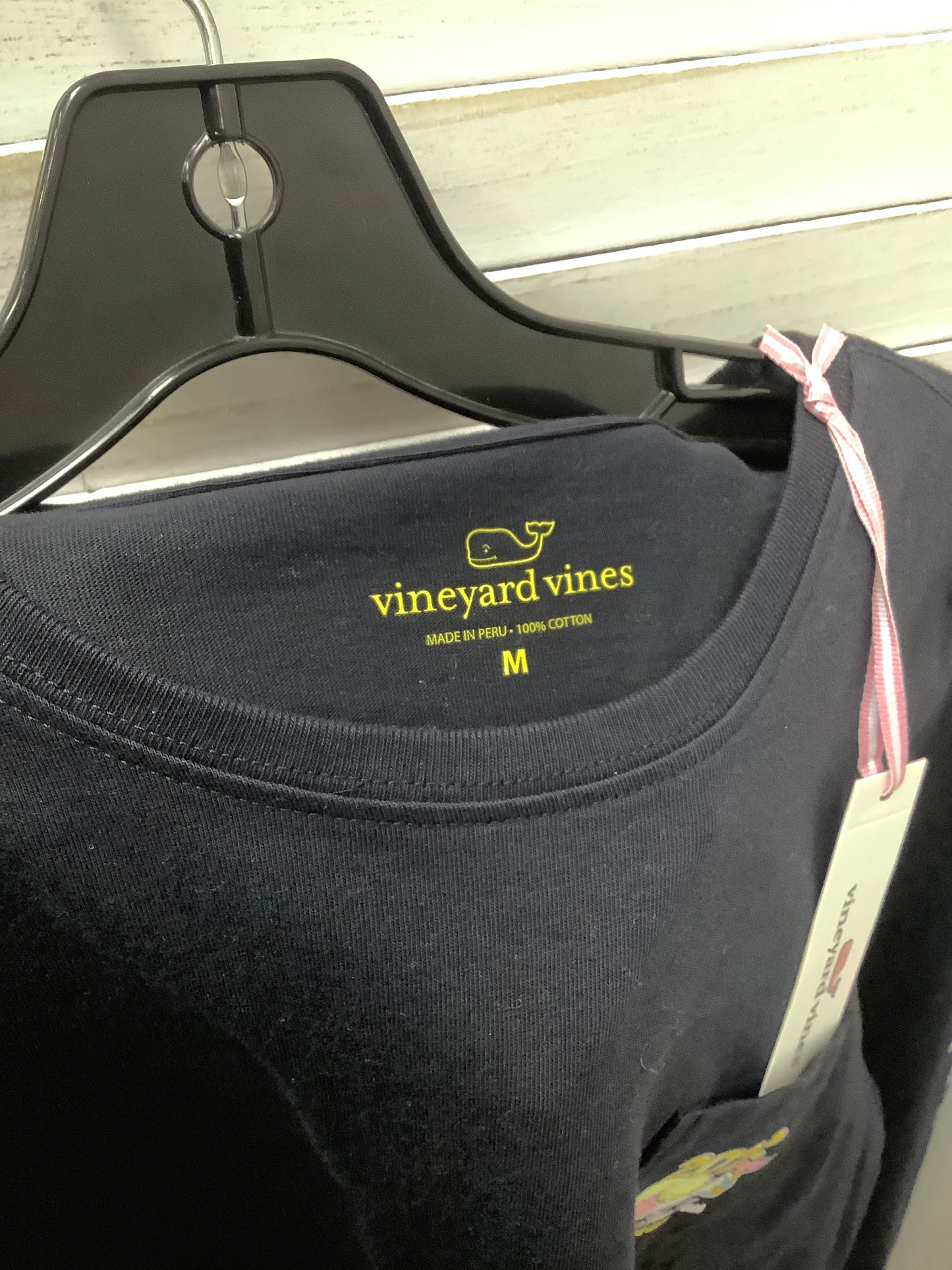 Top Long Sleeve By Vineyard Vines In Black, Size: M