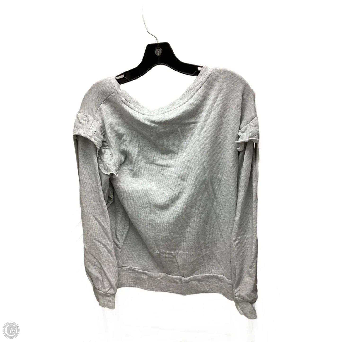 Top Long Sleeve By Loft In Grey, Size: S