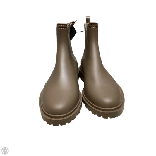 Boots Ankle Flats By Old Navy In Brown, Size: 10