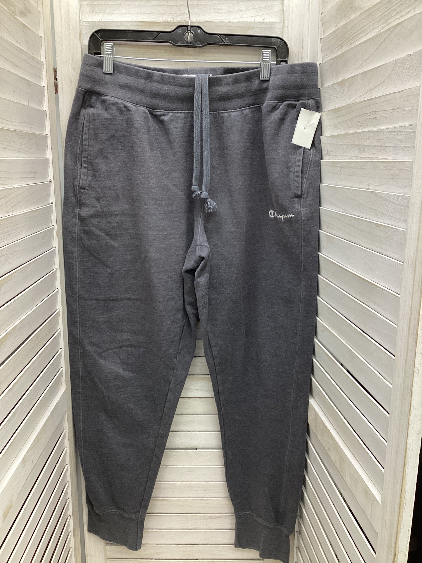 Athletic Pants By Champion In Grey, Size: L