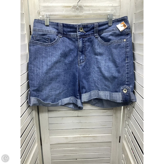 Shorts By Nine West In Blue Denim, Size: 12