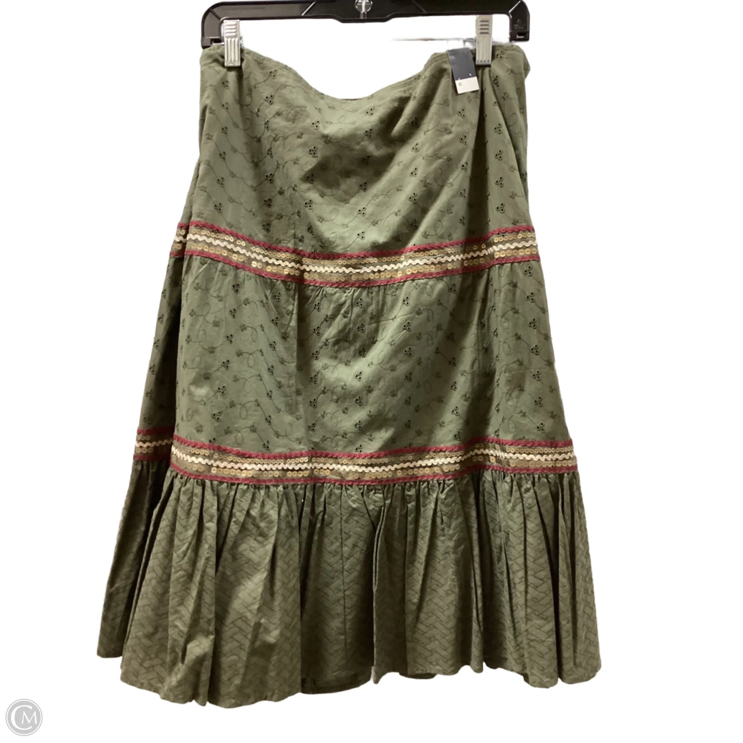 Skirt Midi By Venezia In Green, Size: 22