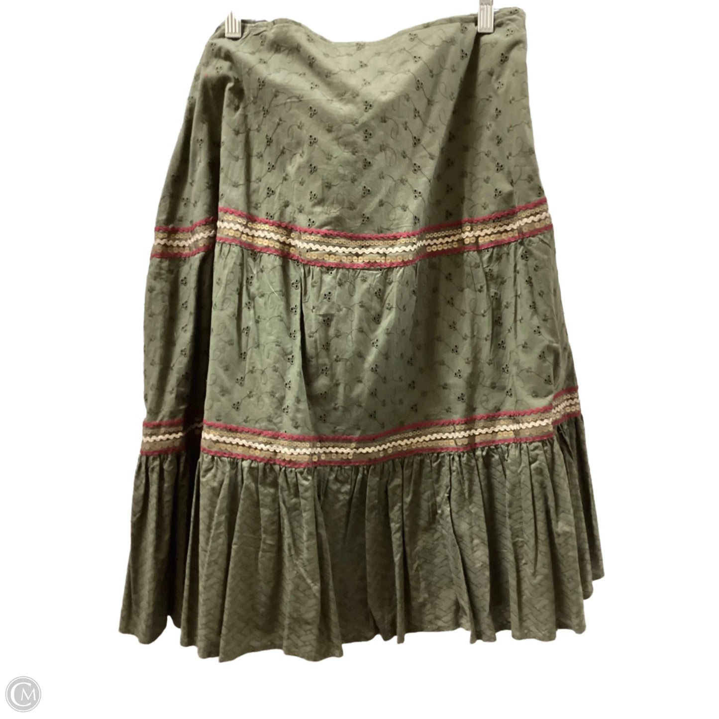 Skirt Midi By Venezia In Green, Size: 22