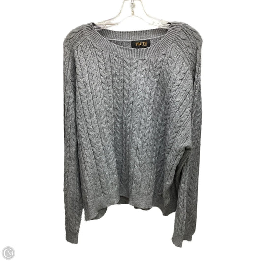 Sweater By Truth In Grey, Size: Xl