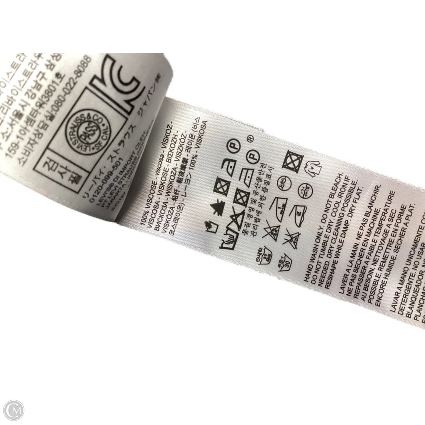 Top Long Sleeve By Levis In Multi-colored, Size: S