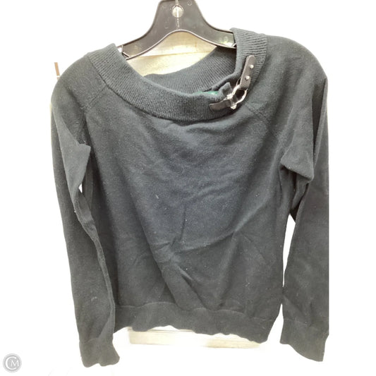 Top Long Sleeve By Ralph Lauren In Black, Size: M