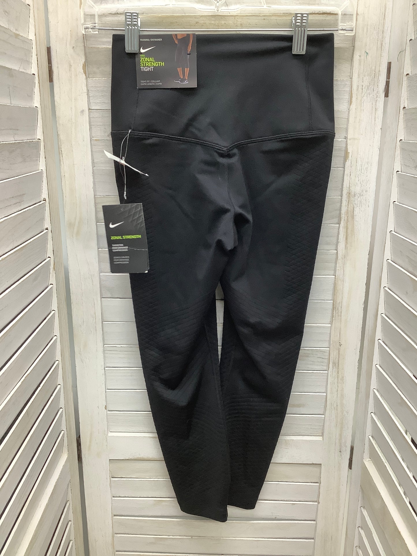 Athletic Leggings By Nike In Black, Size: S