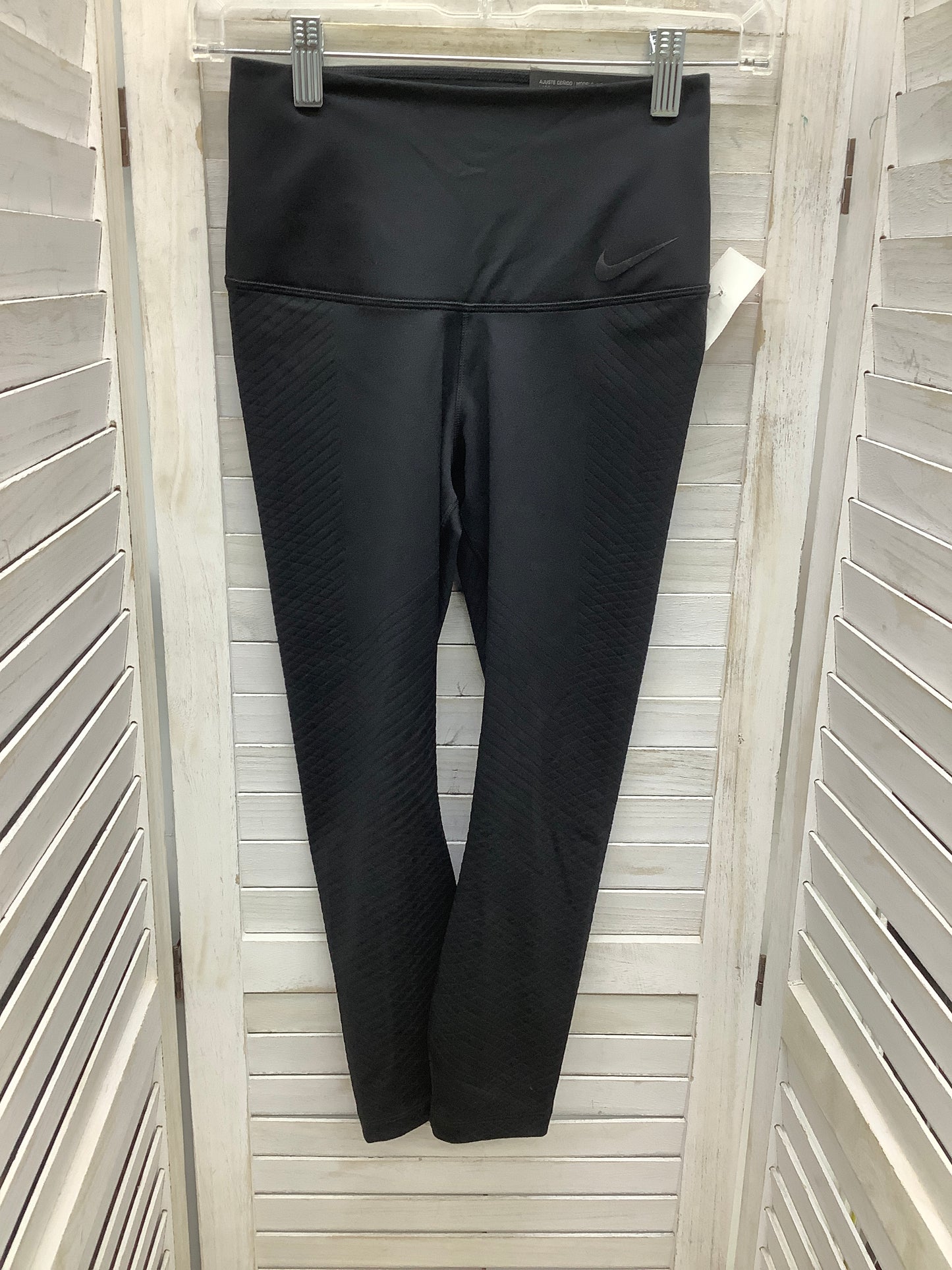 Athletic Leggings By Nike In Black, Size: S