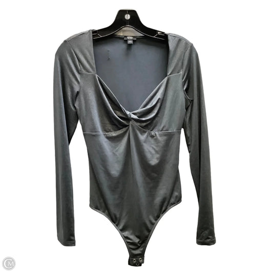 Bodysuit By Express In Grey, Size: S