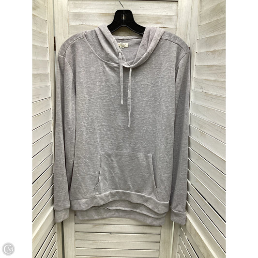 Top Long Sleeve By Weatherproof In Grey, Size: L