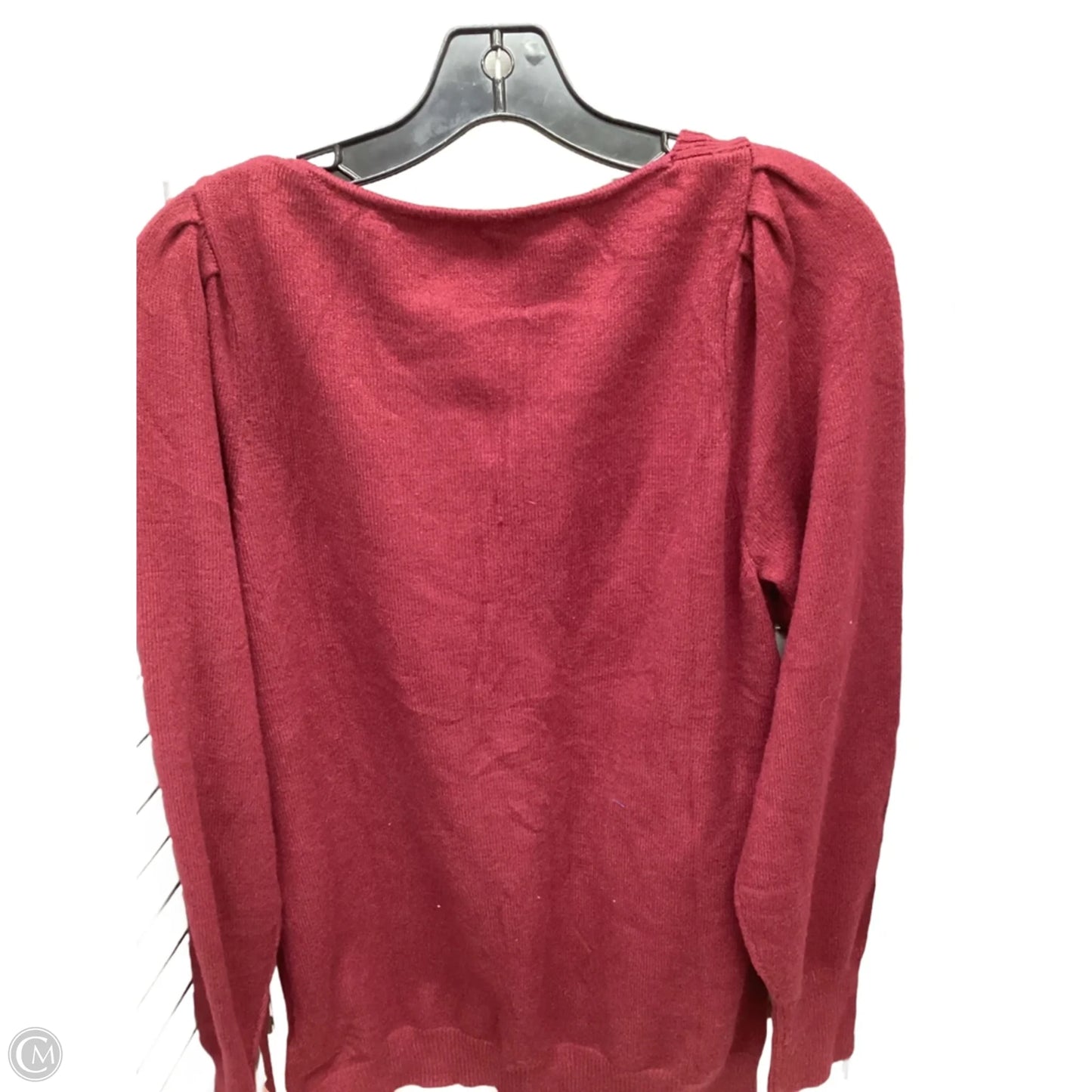 Sweater By Clothes Mentor In Maroon, Size: M