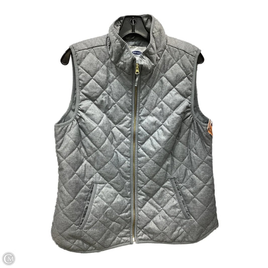 Vest Puffer & Quilted By Old Navy In Grey, Size: L