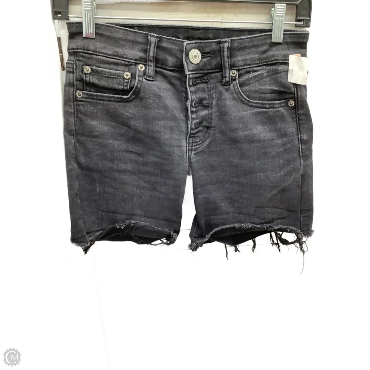 Shorts By American Eagle In Black, Size: 0