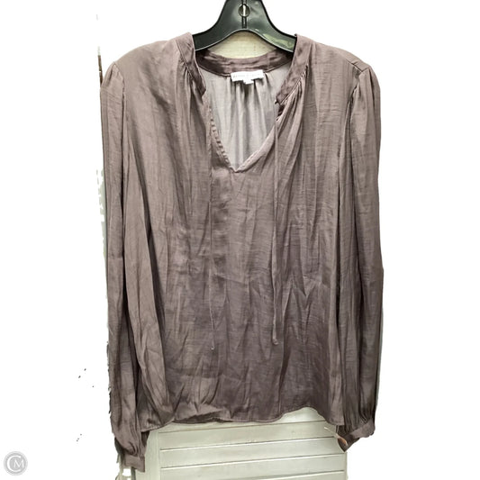 Top Long Sleeve By Clothes Mentor In Purple, Size: M