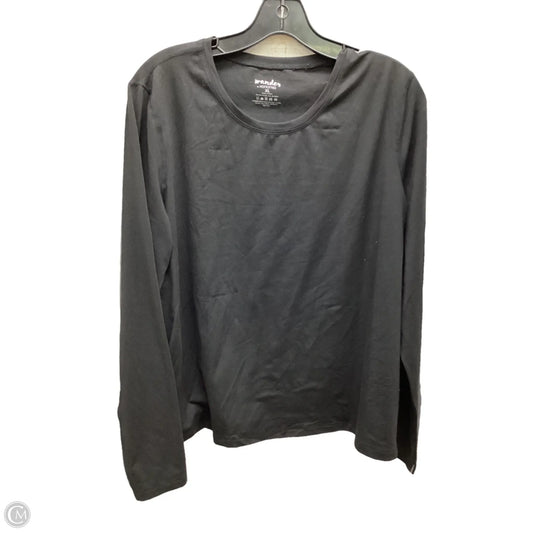 Top Long Sleeve By Clothes Mentor In Black, Size: Xl
