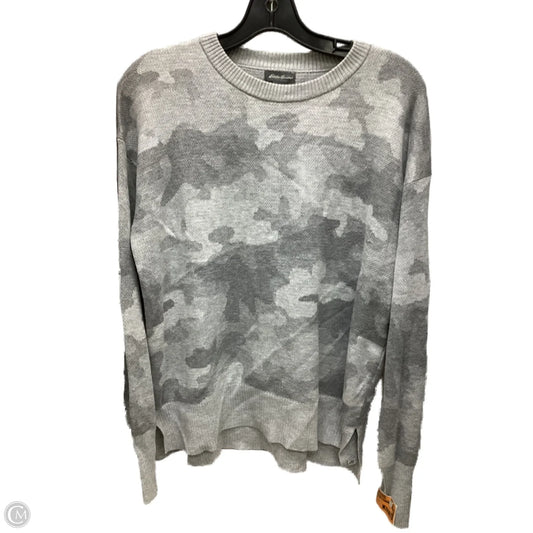 Sweater By Eddie Bauer In Grey, Size: M