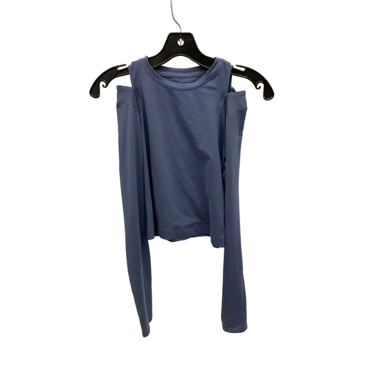 Athletic Top Long Sleeve Crewneck By All In Motion In Blue, Size: Xs