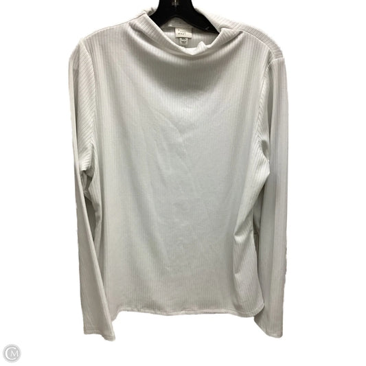 Top Long Sleeve By A New Day In White, Size: Xxl