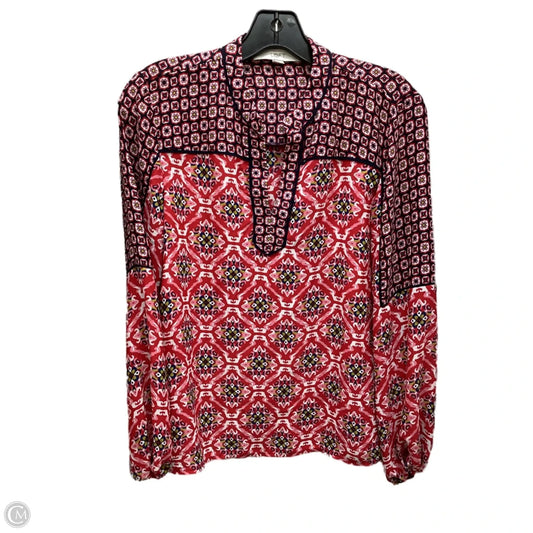 Top Long Sleeve By Loft In Multi-colored, Size: Xs