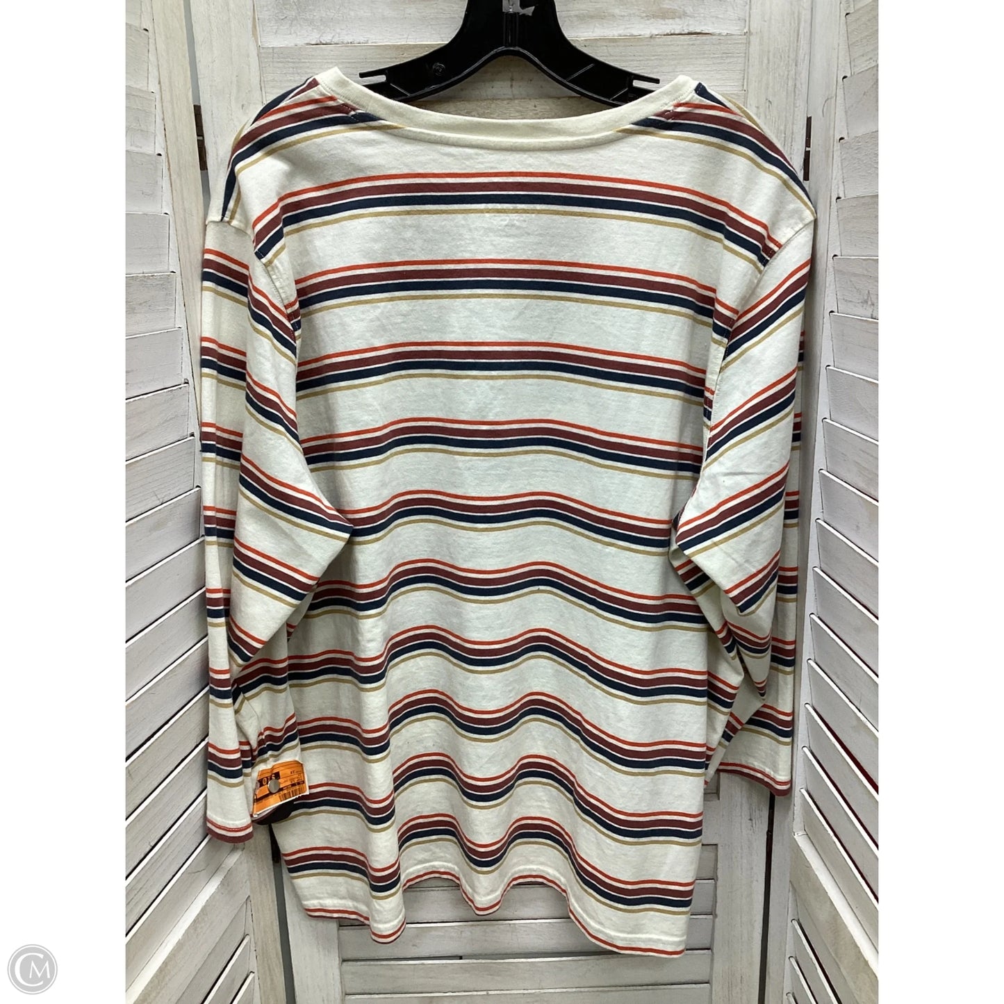 Top Long Sleeve By L.l. Bean In Striped Pattern, Size: 2x