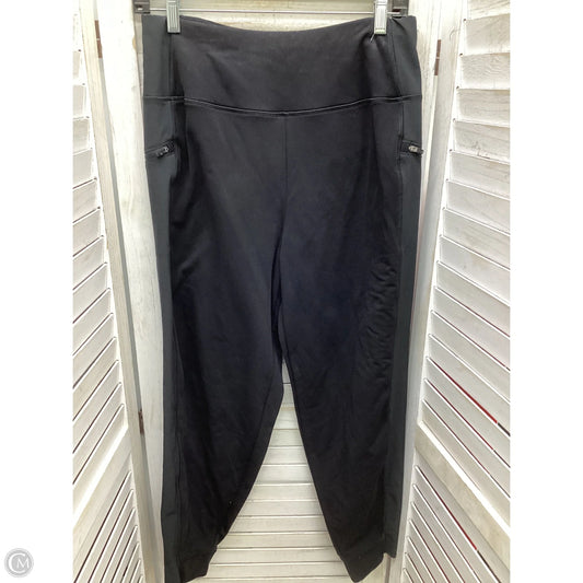 Athletic Leggings By Talbots In Black, Size: L
