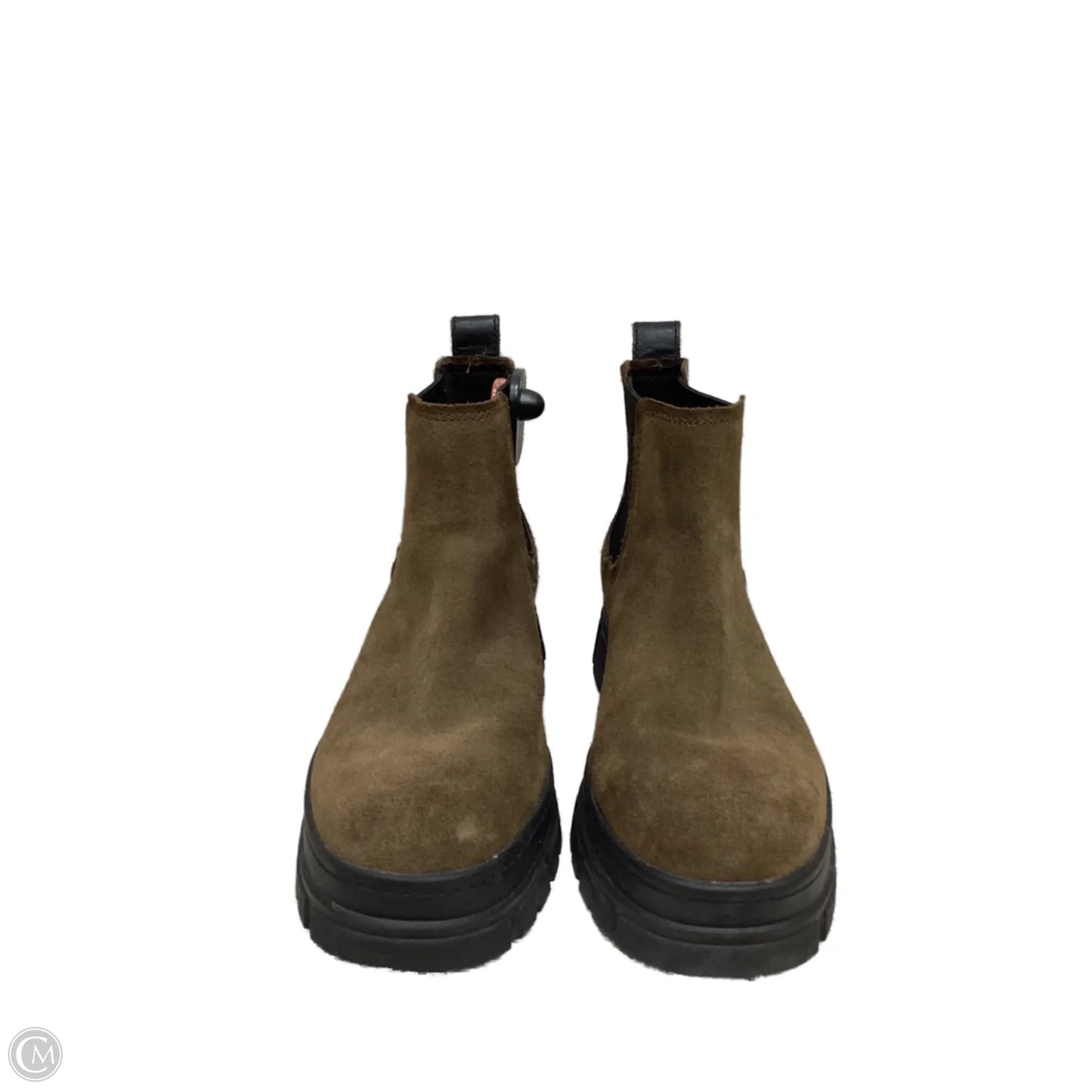 Boots Designer By Ugg In Brown, Size: 9.5