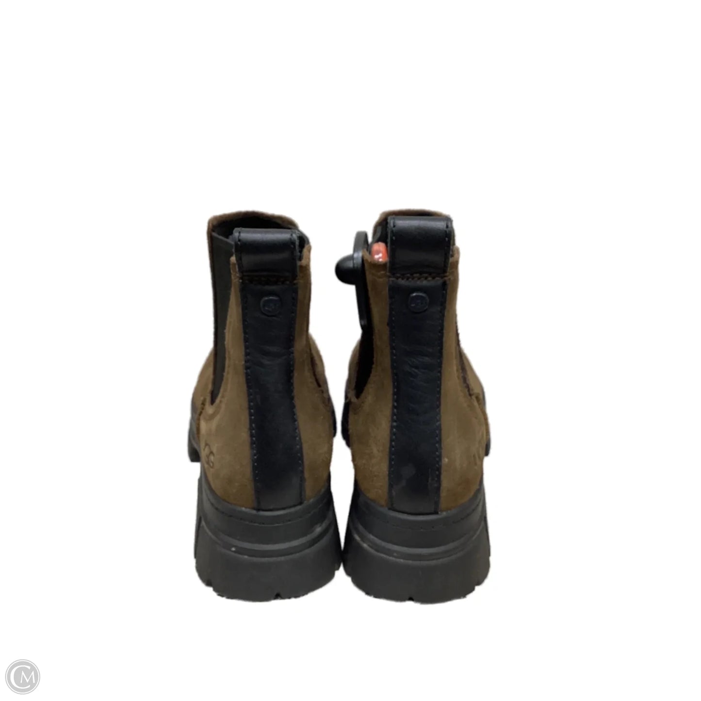 Boots Designer By Ugg In Brown, Size: 9.5