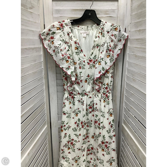 Dress Casual Midi By Lc Lauren Conrad In Floral Print, Size: L