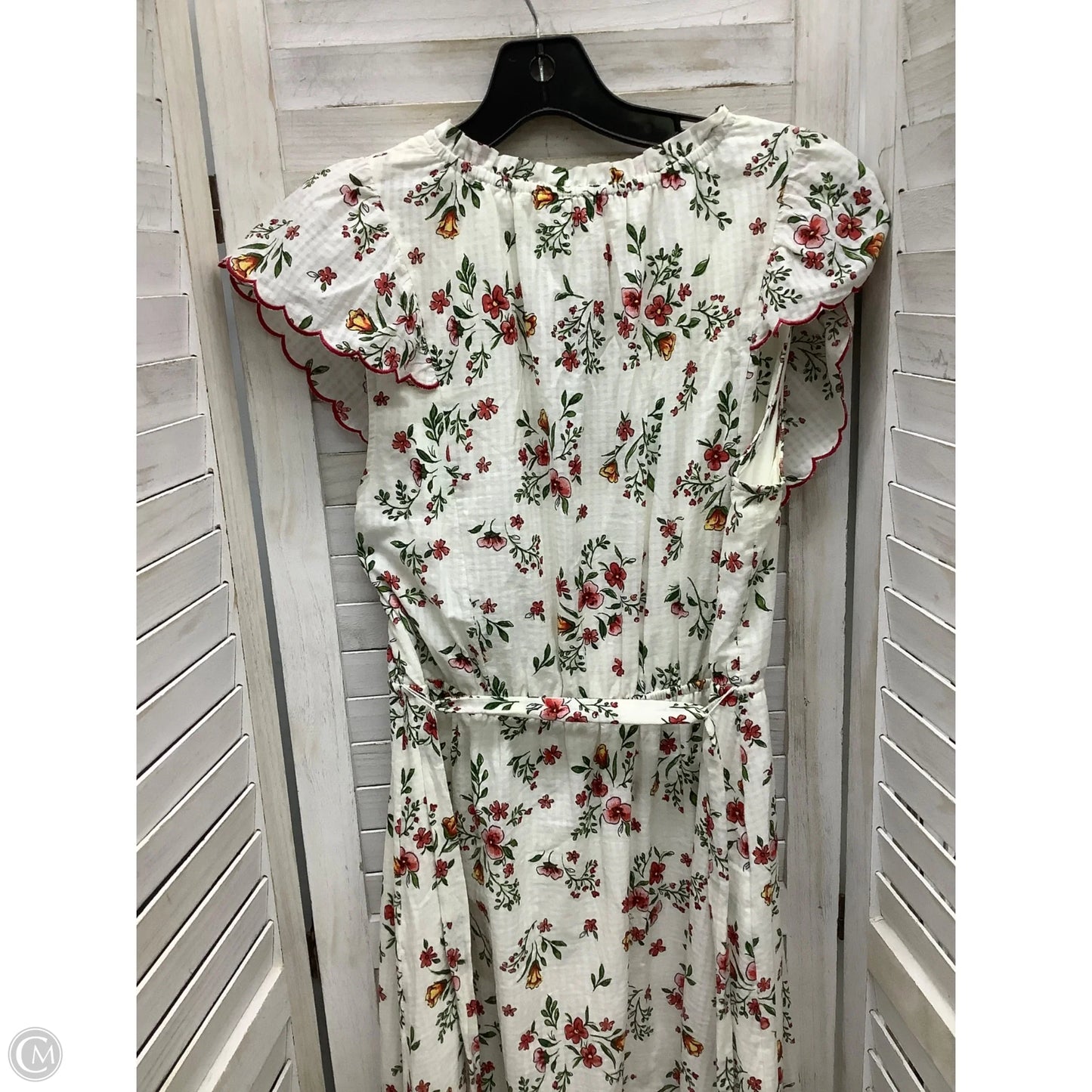 Dress Casual Midi By Lc Lauren Conrad In Floral Print, Size: L