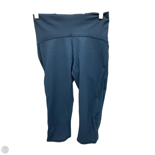 Athletic Capris By Lululemon In Blue, Size: 8