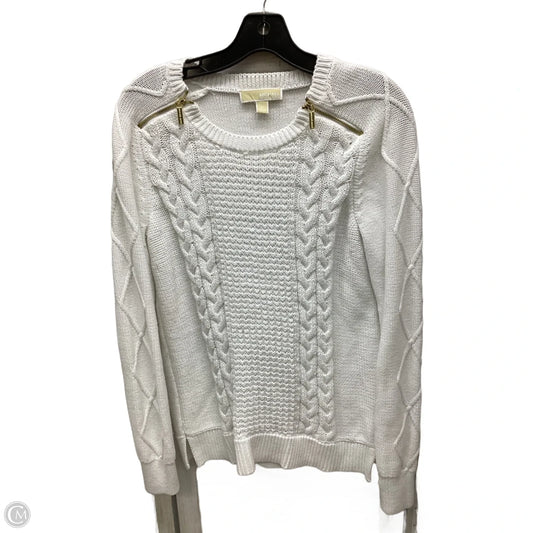 Sweater Designer By Michael Kors In White, Size: M