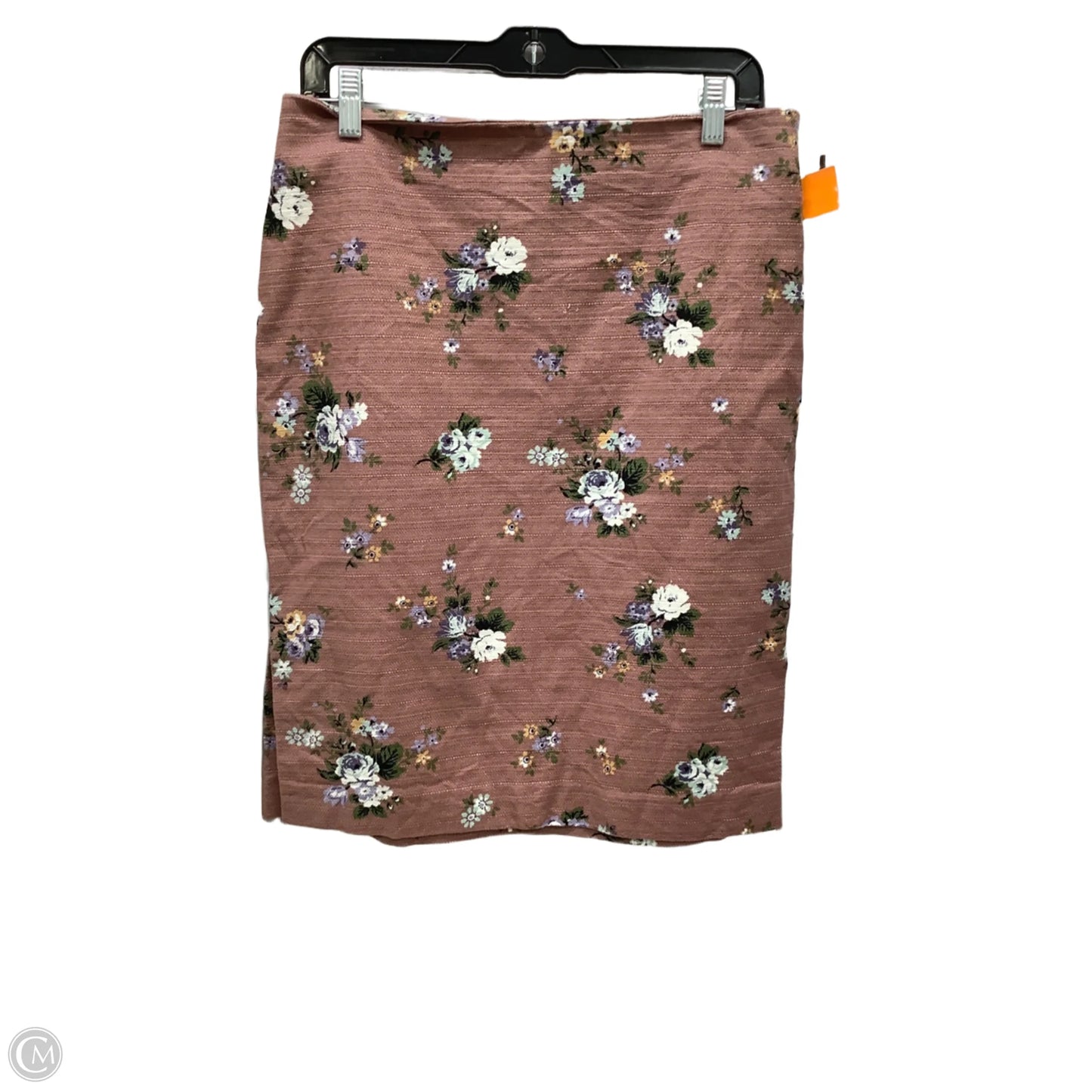 Skirt Midi By Loft In Floral Print, Size: 10