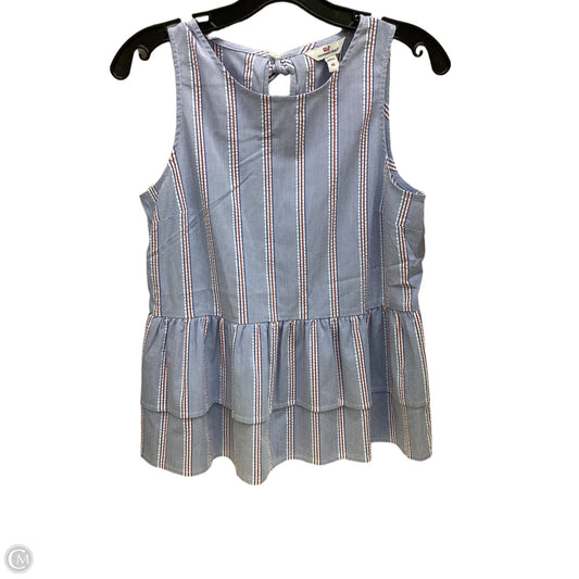 Top Sleeveless By Vineyard Vines In Striped Pattern, Size: Xs