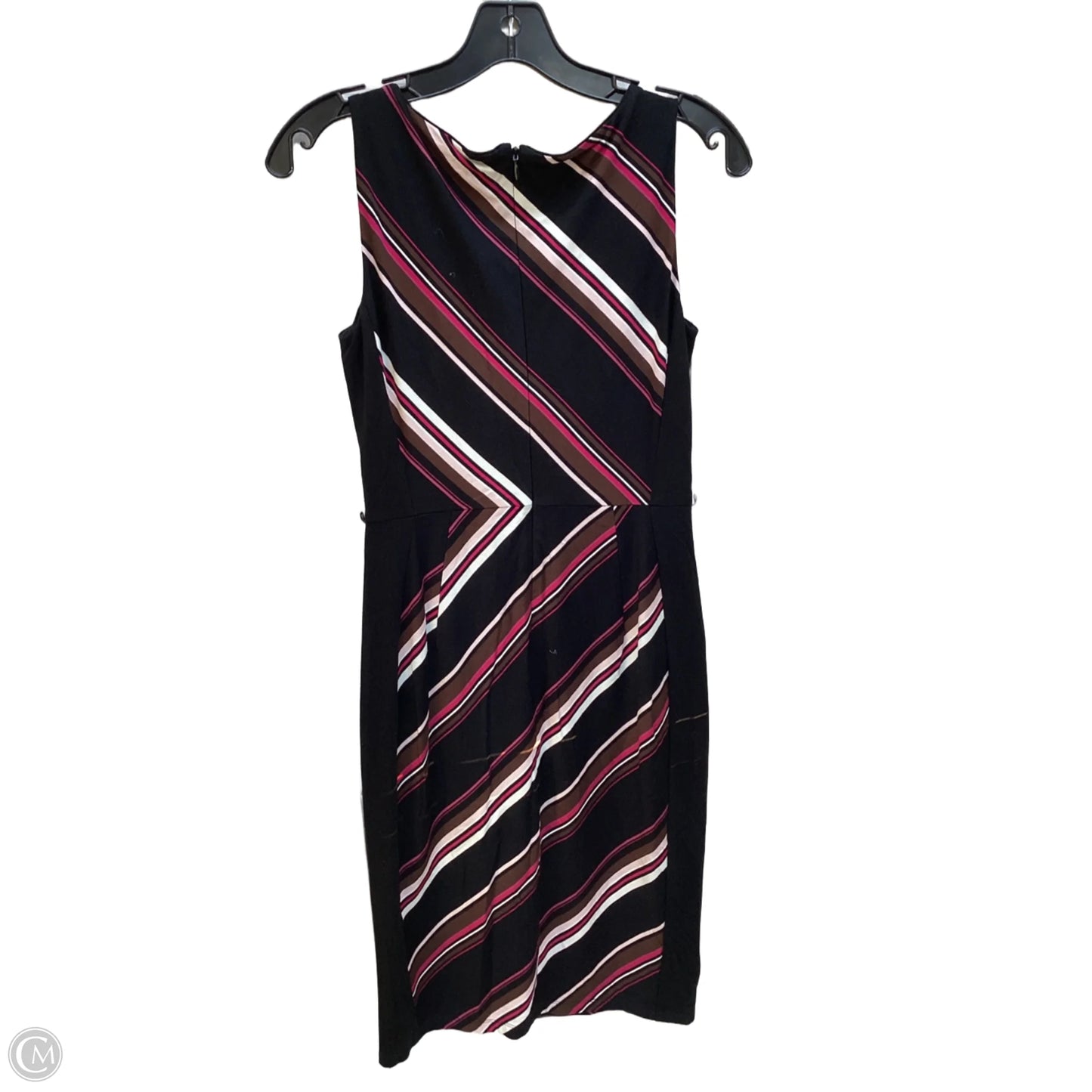 Dress Casual Midi By White House Black Market In Striped Pattern, Size: 2