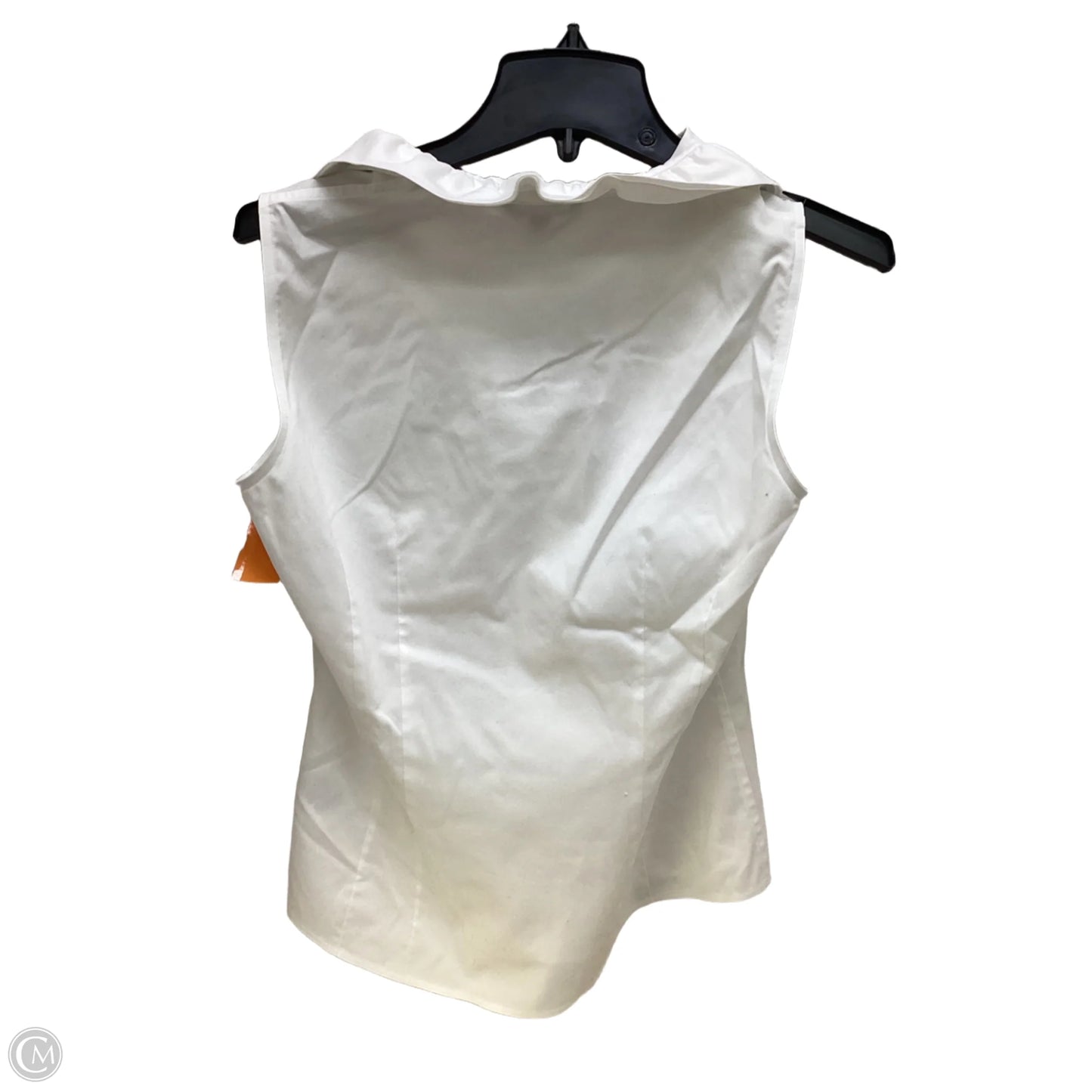 Top Sleeveless By Brooks Brothers In White, Size: 6