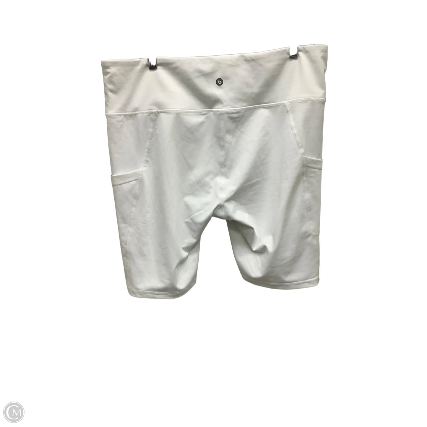 Athletic Shorts By Clothes Mentor In White, Size: 2x