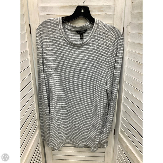 Top Long Sleeve By Banana Republic In Striped Pattern, Size: Xl