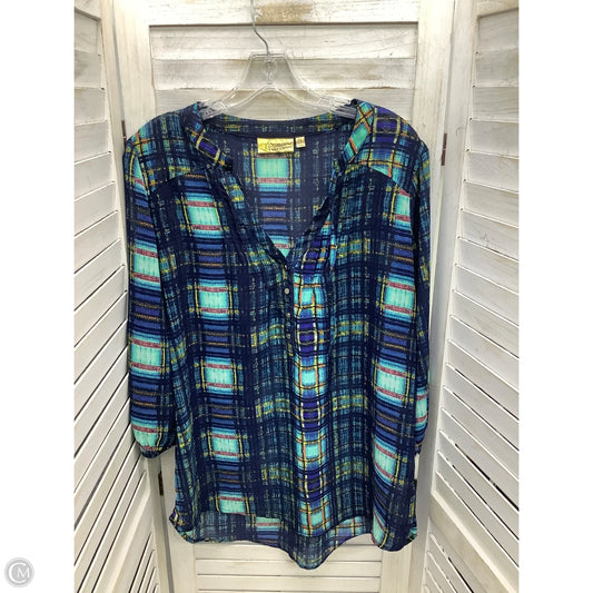 Top Long Sleeve By Clothes Mentor In Multi-colored, Size: Xl